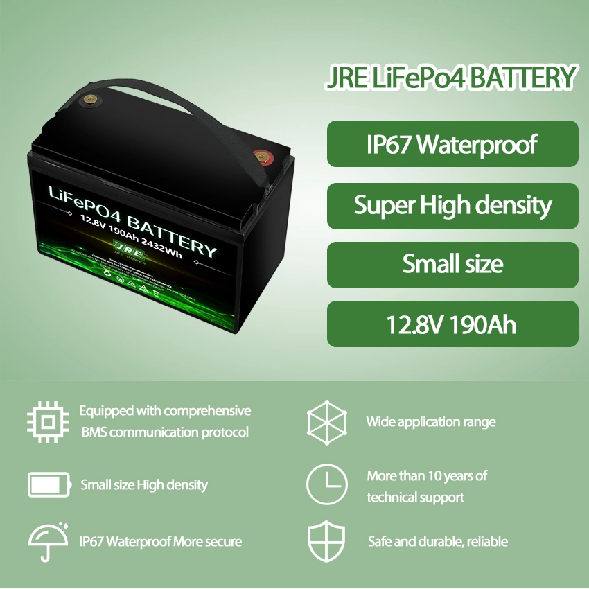 12V 190ah LiFePO4 Battery/Easily Replaceable Lithium Battery