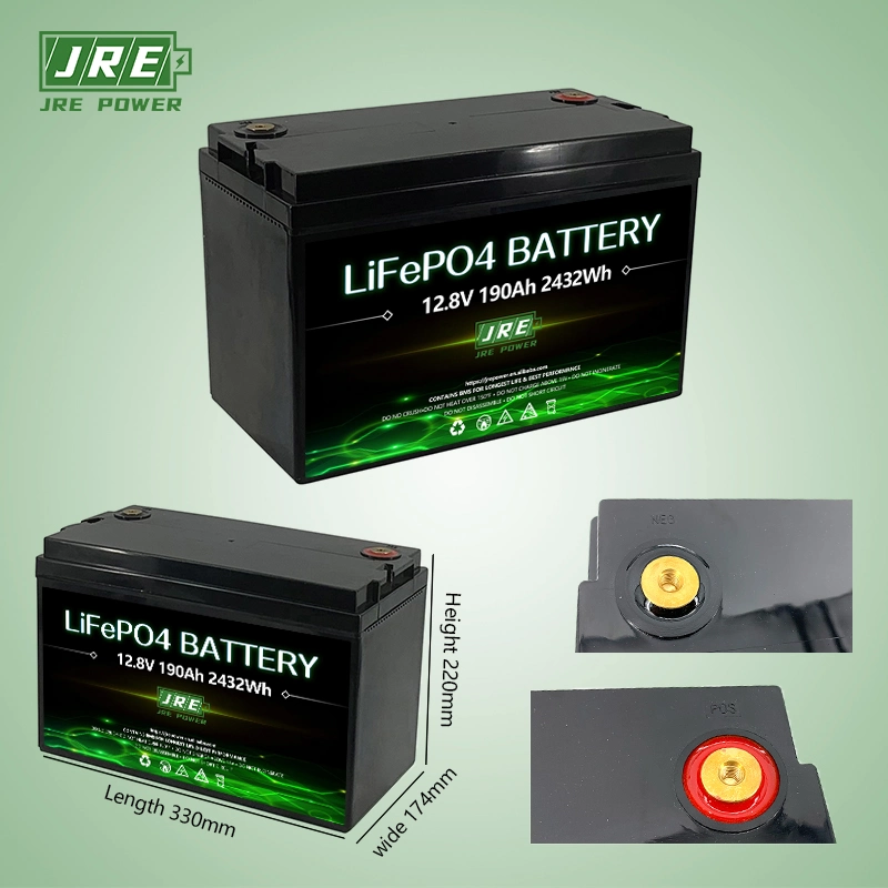 12V 190ah LiFePO4 Battery/Easily Replaceable Lithium Battery