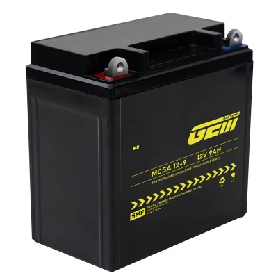 Bateria de gel para motocicleta 12V 7AH e 9Ah ciclo profundo VRLA AGM Battery / baterias de chumbo-ácido seladas sem manutenção e bateria recarregável