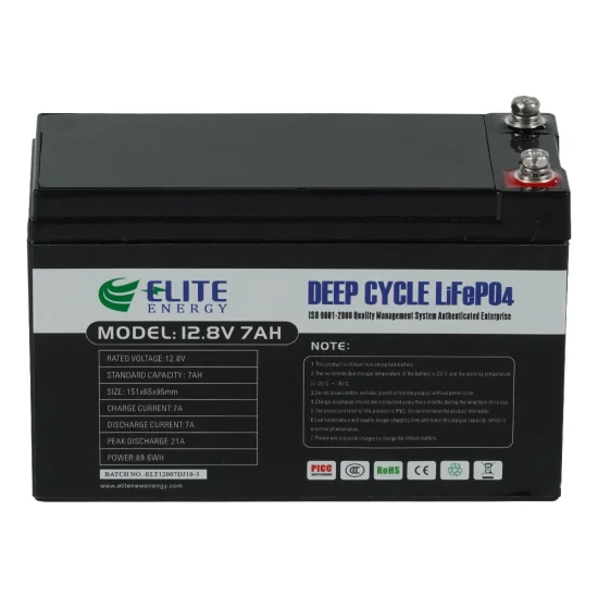 Bateria de lítio Elite 12 Volts 7ah 9ah 12ah 20ah 24ah 12.8V Bateria de íon de lítio LiFePO4 Bateria de íon de lítio para armazenamento de energia de backup/UPS/Iluminação de rua solar/EV